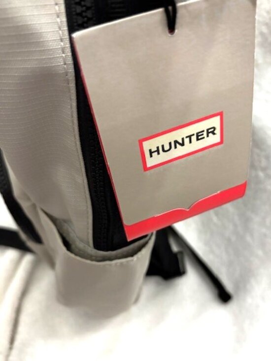 Hunter Wander Grey backpack with black accents NWT main image 4